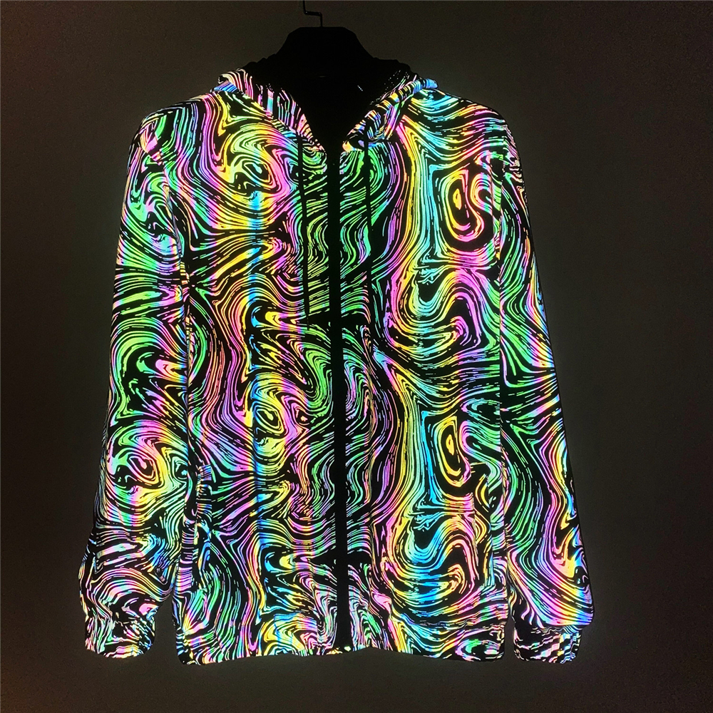 streetwear reflective jacket