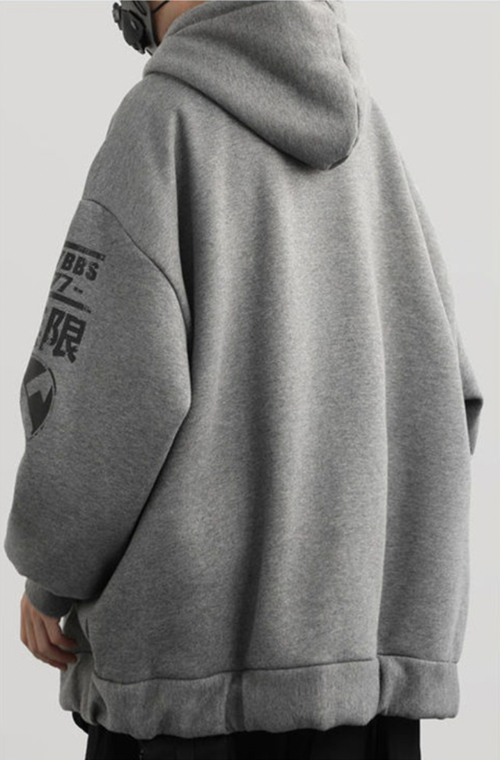 japanese kanji hoodie