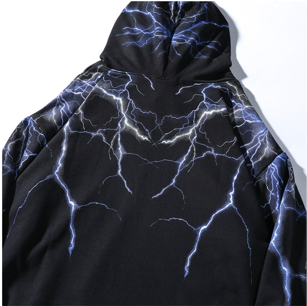 men's lightning hoodie