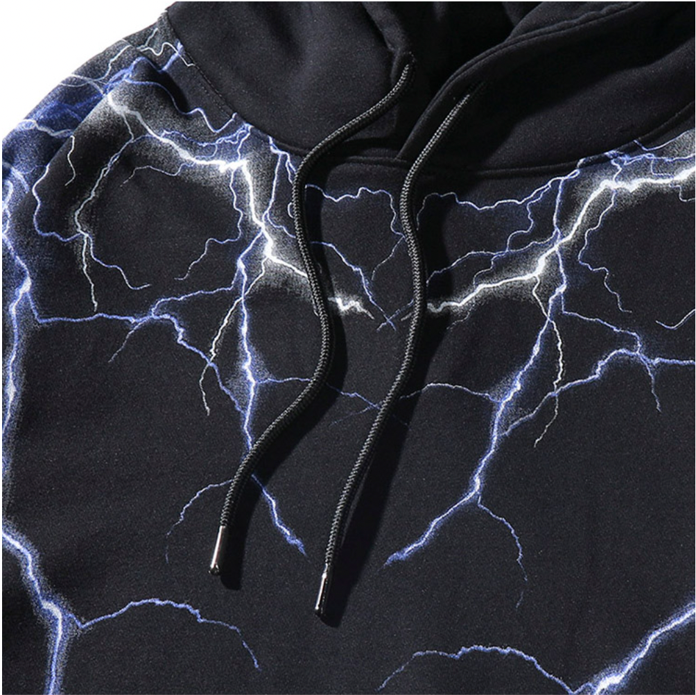 men's lightning hoodie