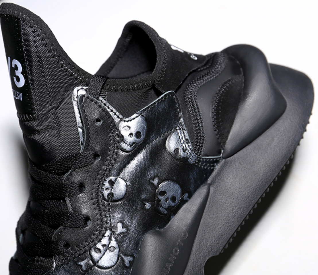 black skull shoes