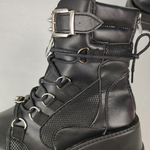 black punk combat boots - Vignette | OFF-WRLD