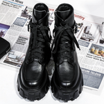 black combat boots with pockets - Vignette | OFF-WRLD