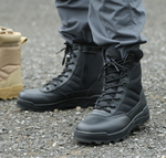 black tactical side zip boots - Vignette | OFF-WRLD