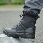 black tactical side zip boots - Vignette | OFF-WRLD