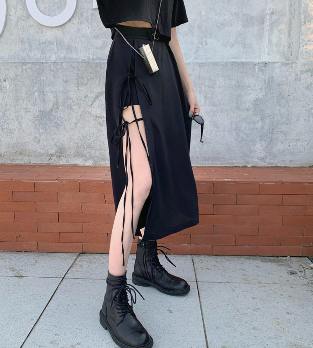 long skirt streetwear