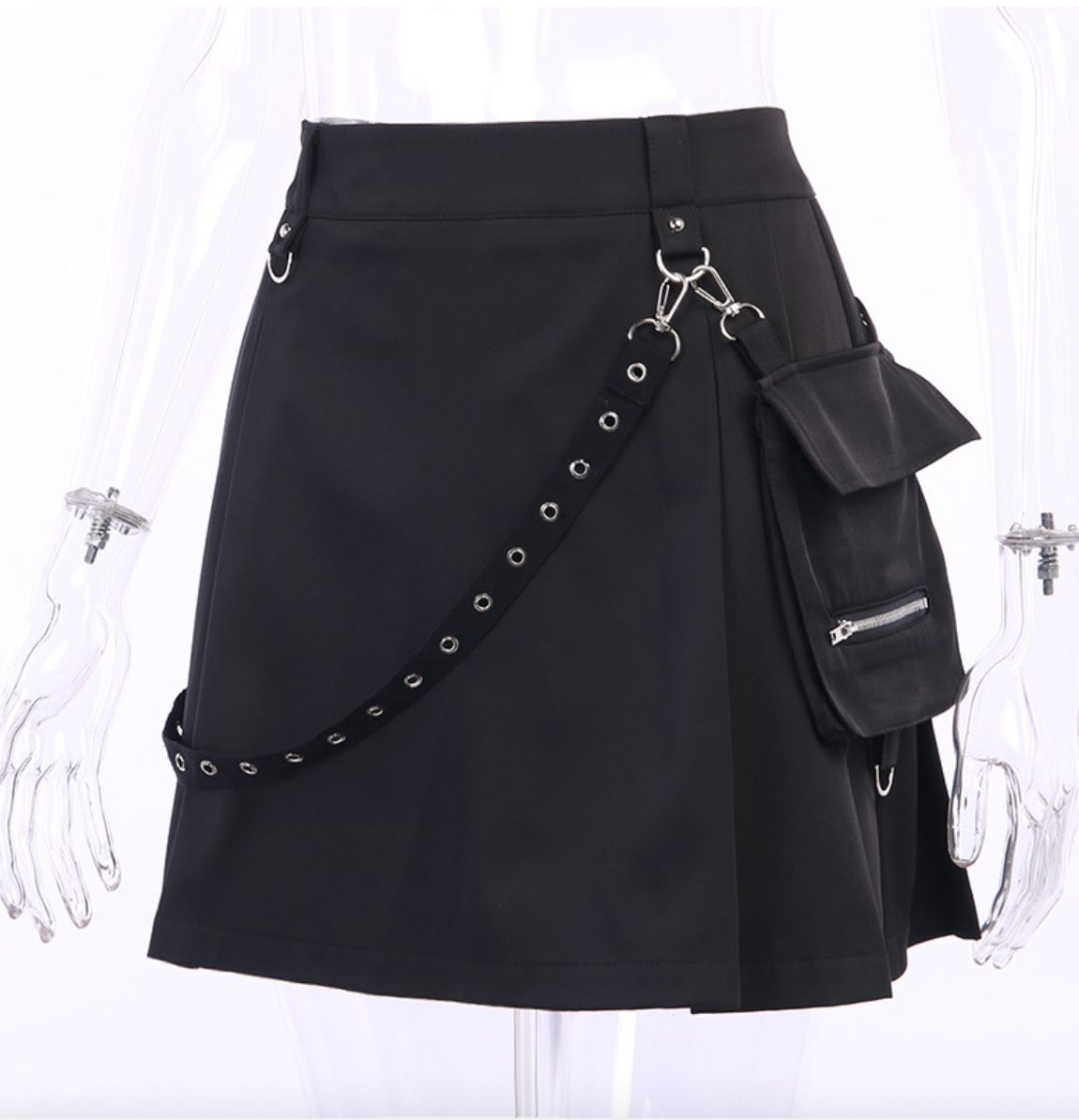 cyber goth skirt