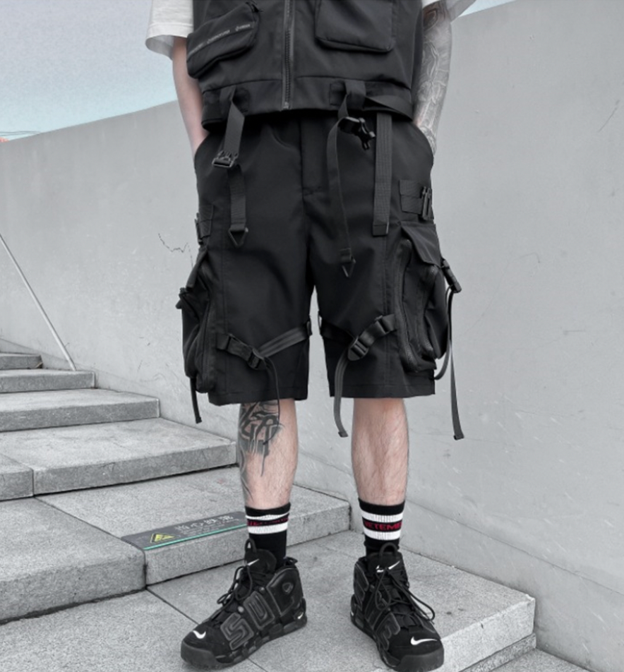 streetwear cargo shorts