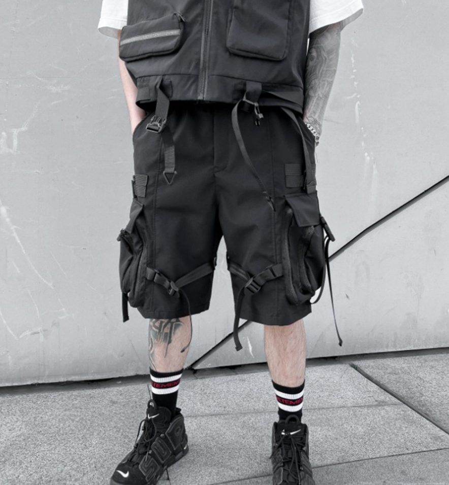 streetwear cargo shorts