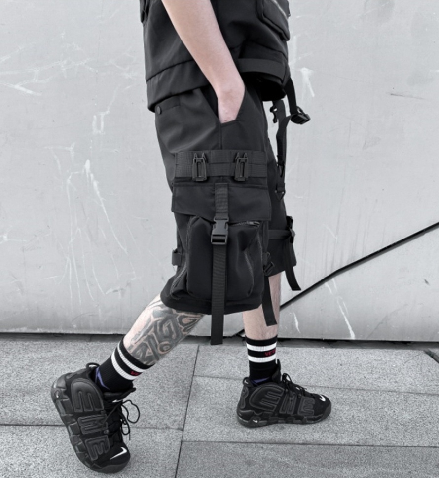 streetwear cargo shorts