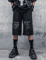 black streetwear shorts - Vignette | OFF-WRLD