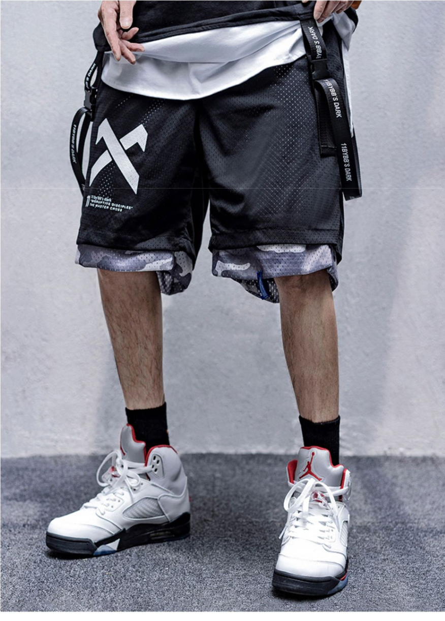 streetwear camo shorts