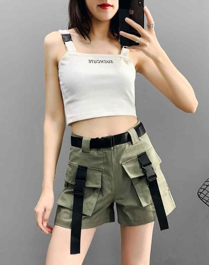 women's techwear shorts