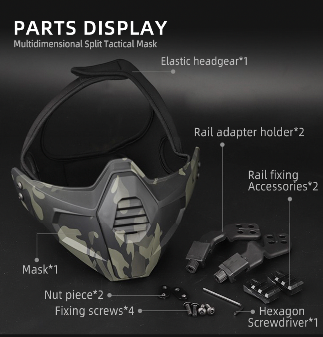 tactical half mask