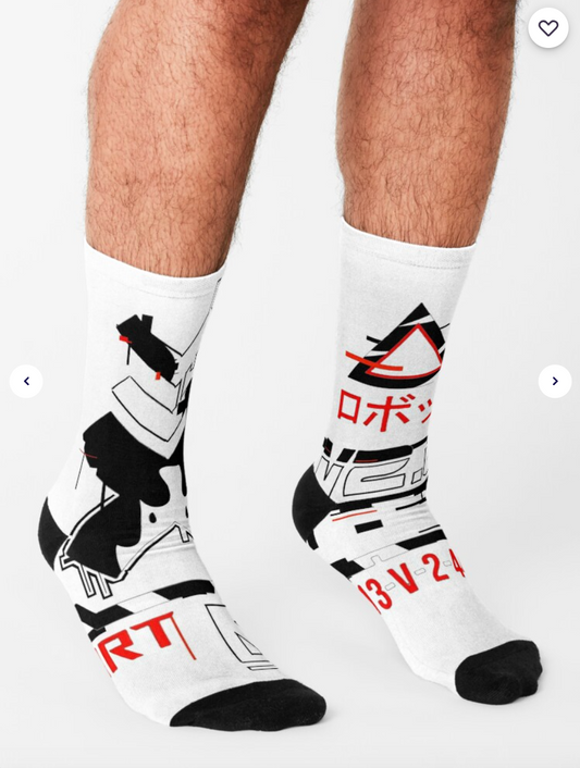 futuristic socks