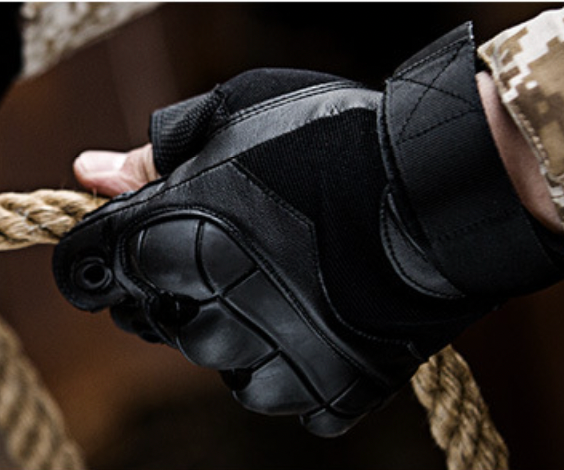 techwear fingerless gloves