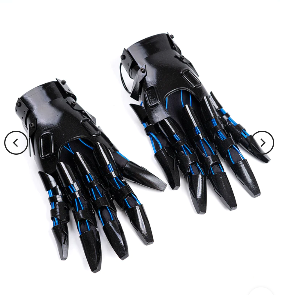 cybernetic gloves