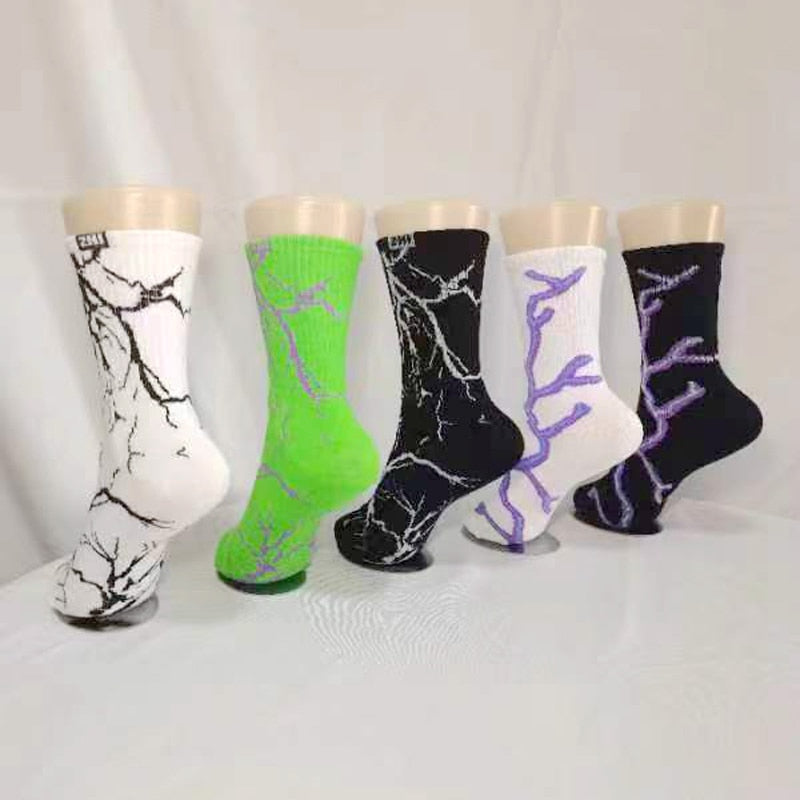 lightning bolt socks