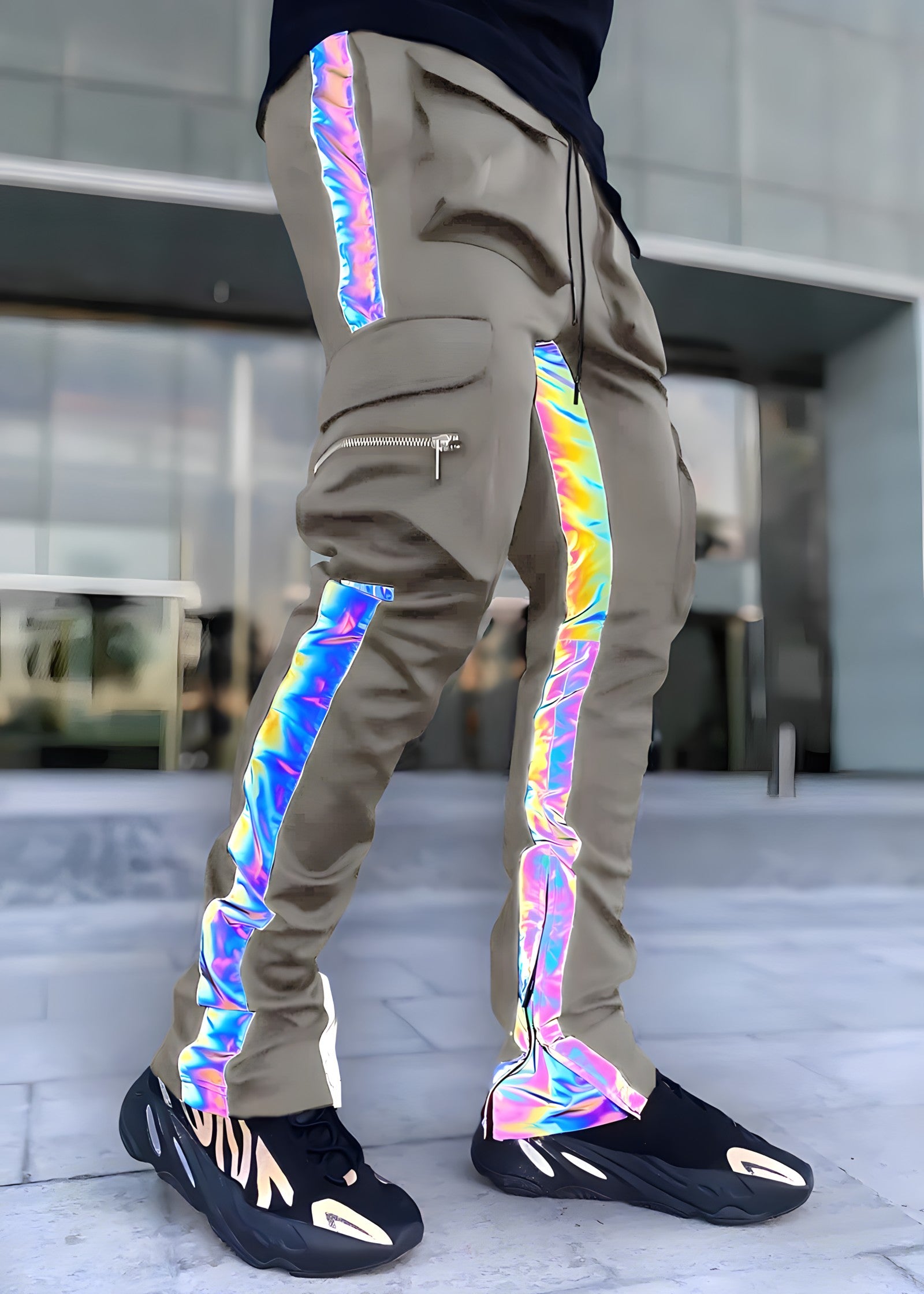 reflective cargo pants