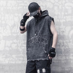 men's tank top with hood - Vignette | OFF-WRLD