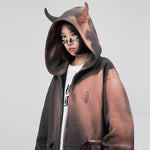 devil horn hoodie - Vignette | OFF-WRLD