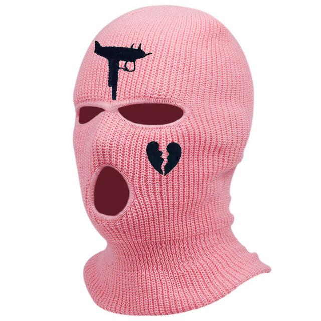 balaclava with gun