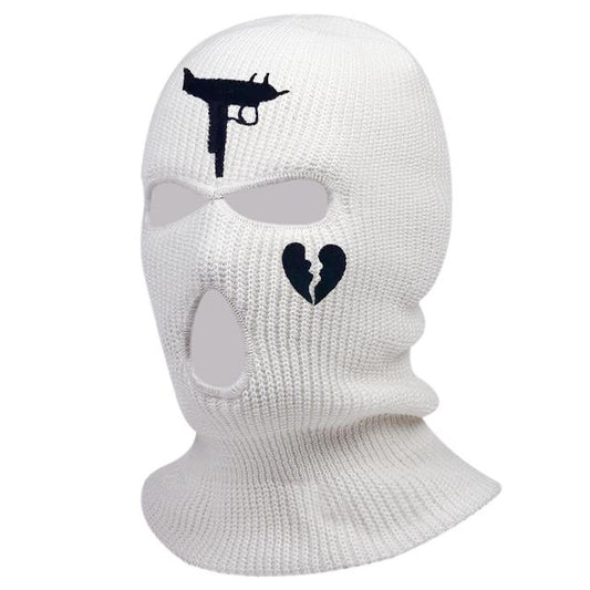 balaclava with gun