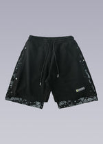 black and white bandana shorts - Vignette | OFF-WRLD