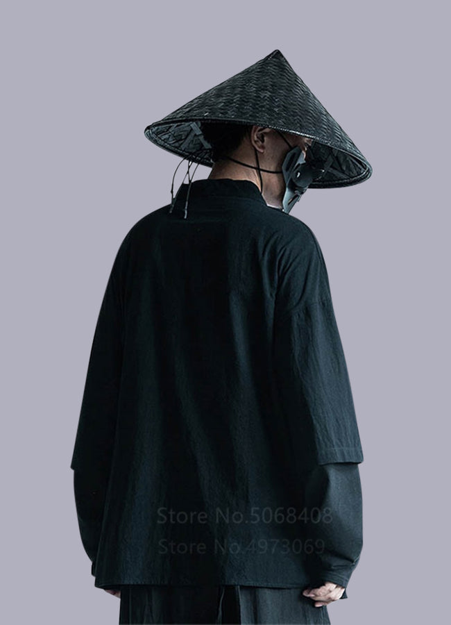 black samurai kimono