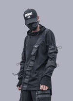 black tactical hoodie - Vignette | OFF-WRLD