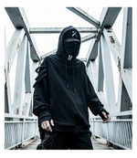 black techwear hoodie - Vignette | OFF-WRLD