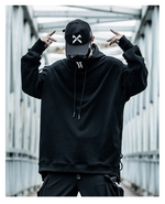 black techwear hoodie - Vignette | OFF-WRLD