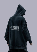 black techwear hoodie - Vignette | OFF-WRLD