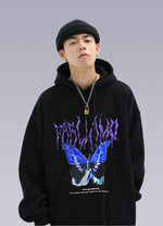 butterfly black hoodie - Vignette | OFF-WRLD