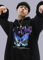 butterfly black hoodie - Vignette | OFF-WRLD