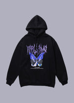 butterfly black hoodie - Vignette | OFF-WRLD