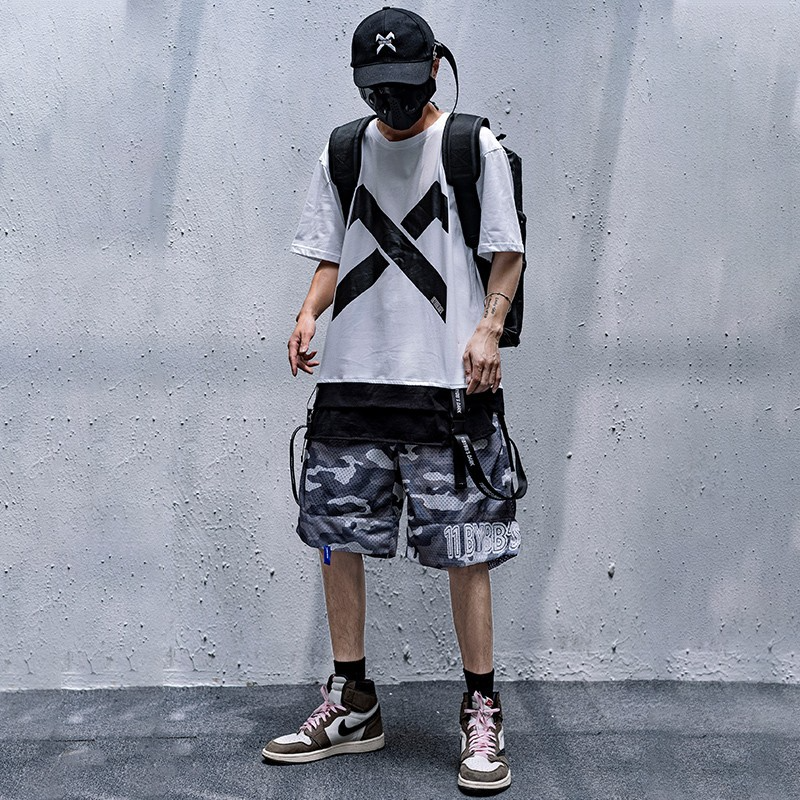 streetwear camo shorts