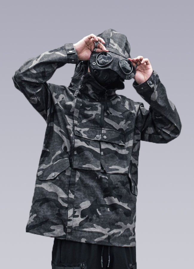 camo windbreaker jacket