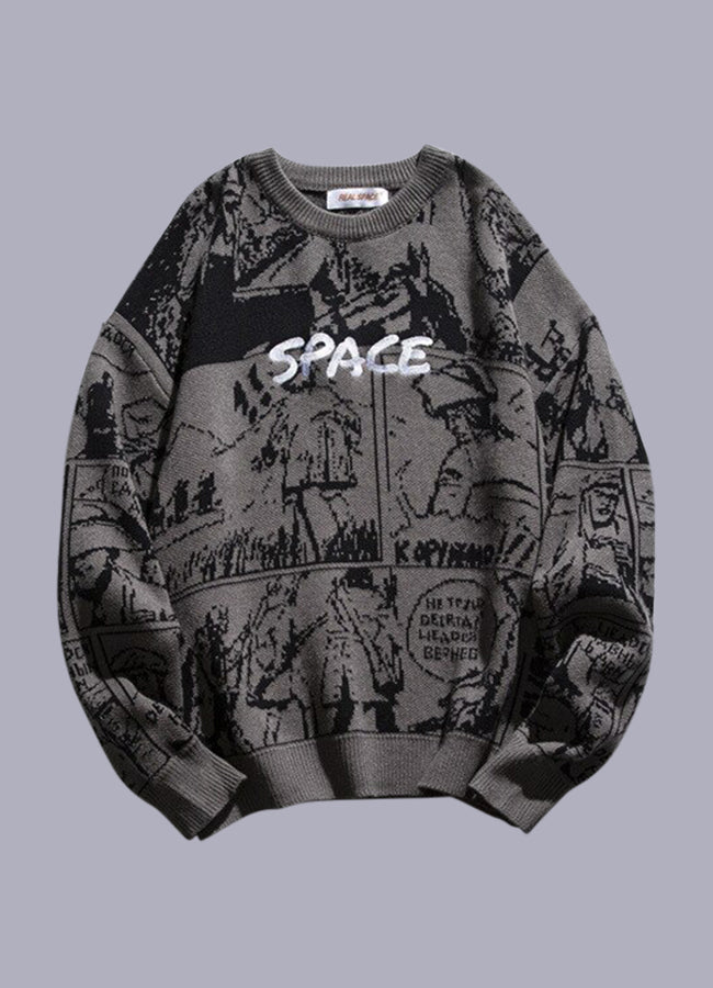 comic book sweatshirt