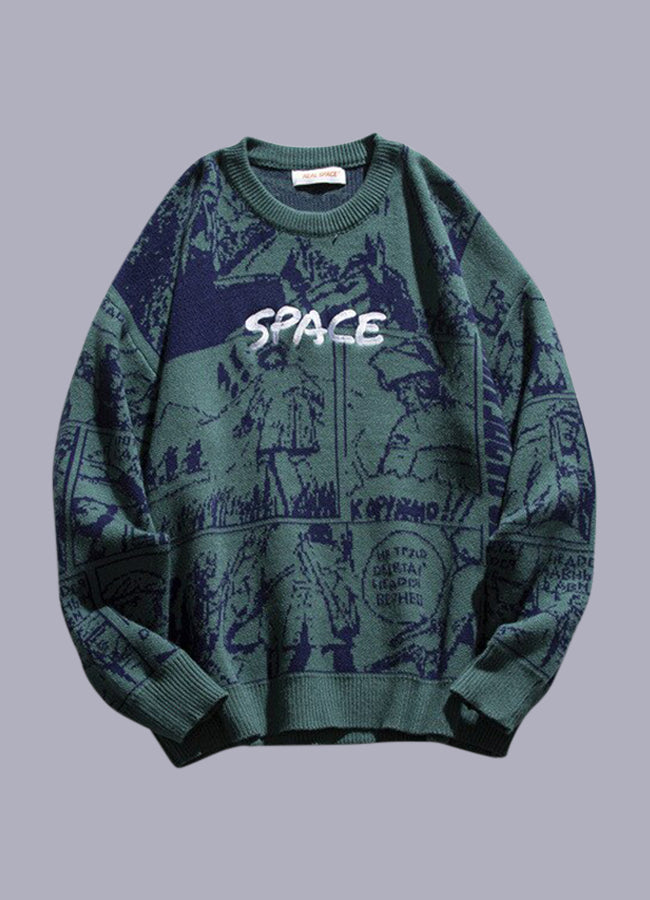 comic book sweatshirt