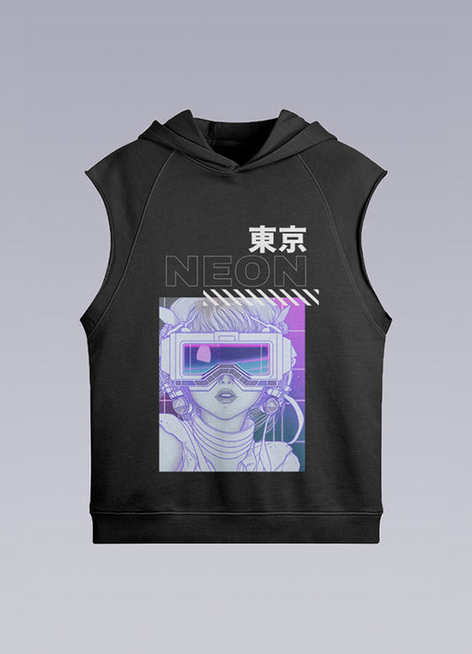 cyberpunk hooded shirt