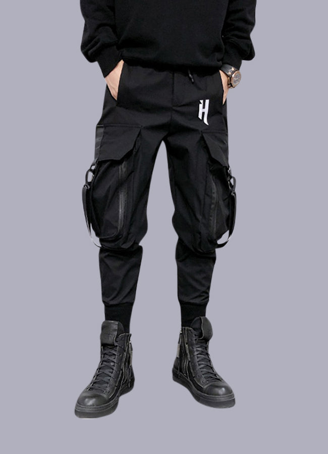 dark cargo pants