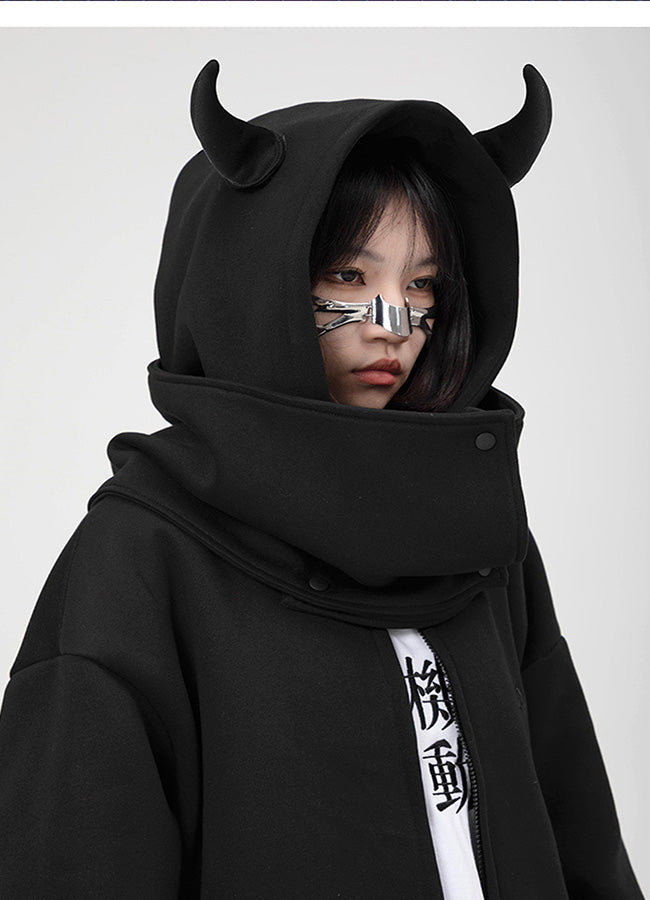 devil horn hoodie