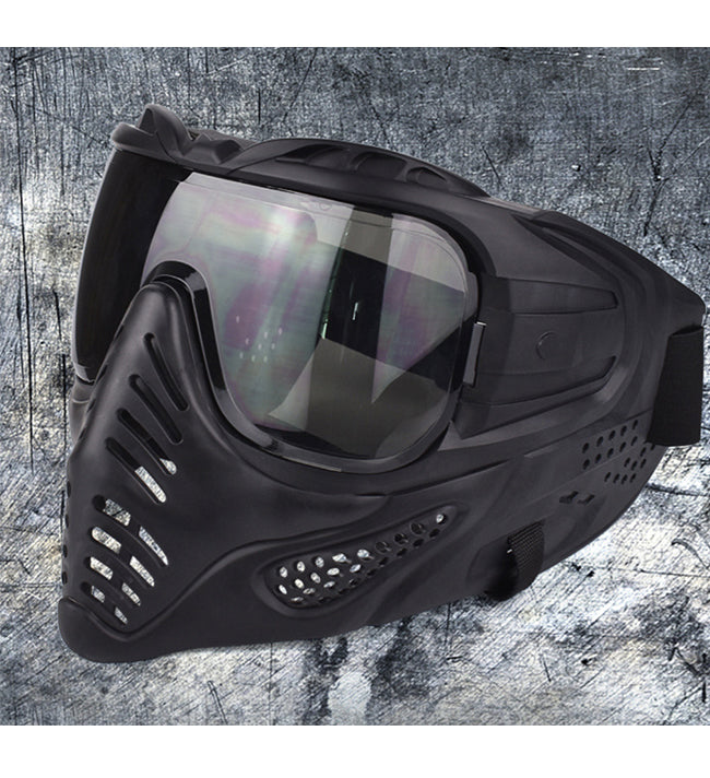 black tactical mask