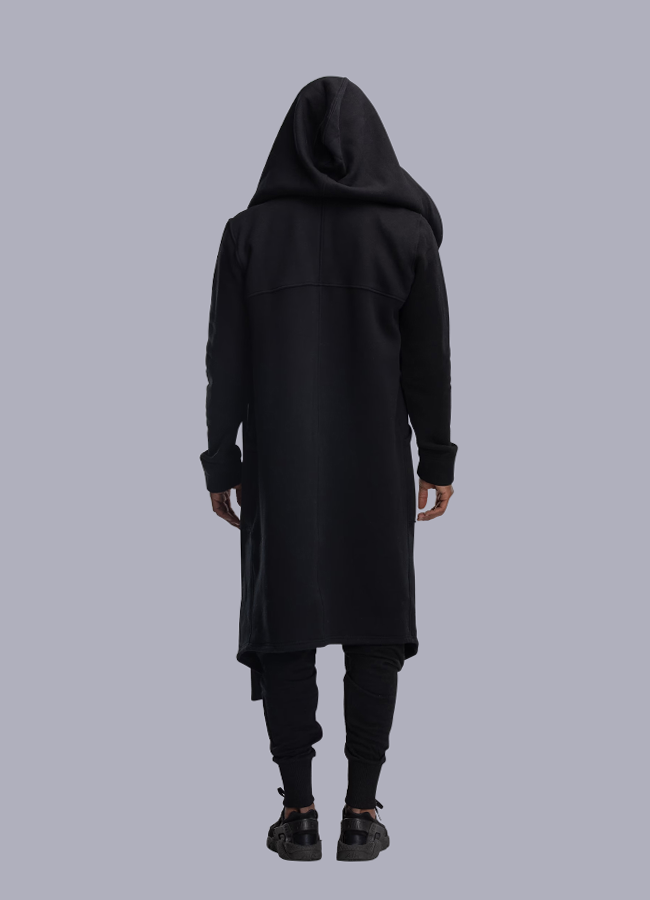 hooded cyberpunk coat