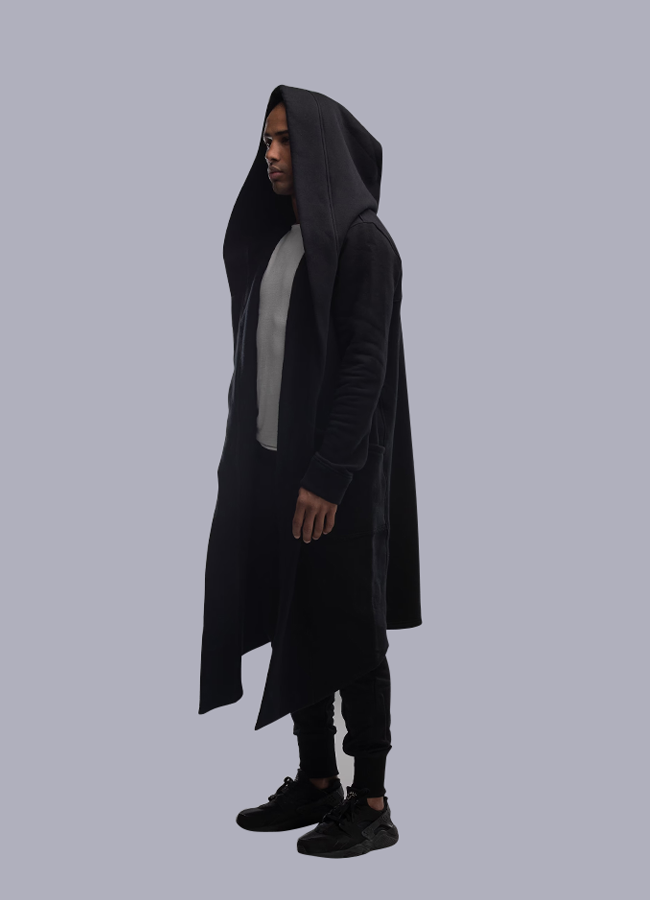 hooded cyberpunk coat