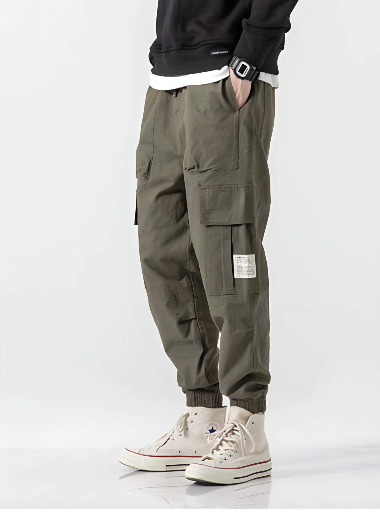 khaki pants streetwear