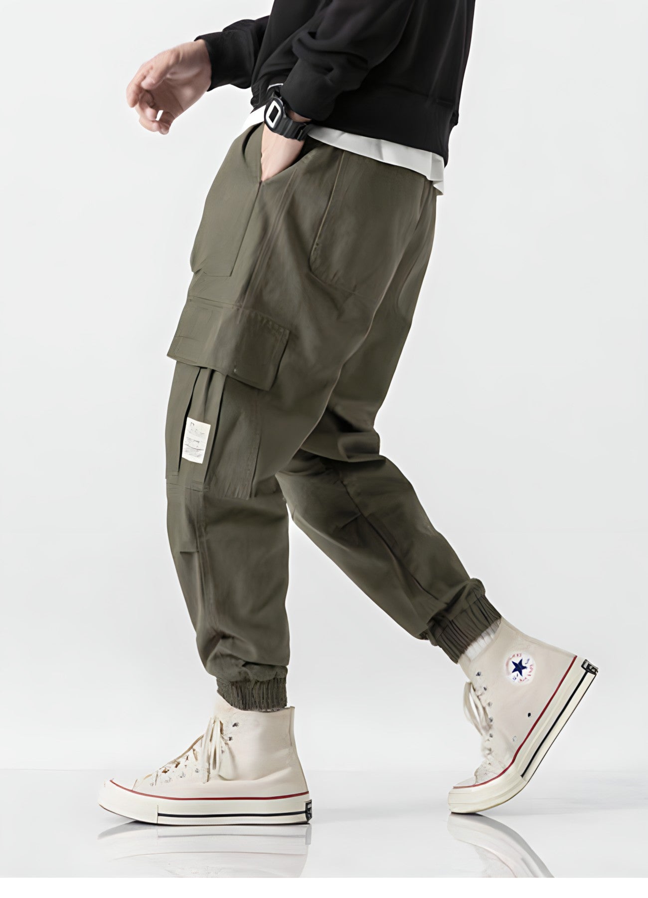 khaki pants streetwear