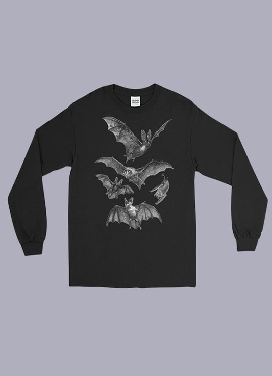 long sleeve goth shirt