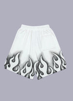 men's flame shorts - Vignette | OFF-WRLD